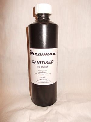 Brewman Acid Sanitiser (500mL)